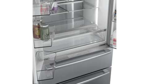 BOSCH 800 Series French Door Bottom Mount Refrigerator 36'' Easy clean stainless steel